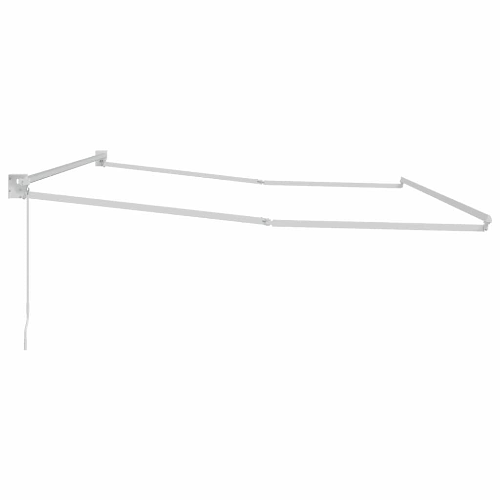 Tenda Retrattile Bianco 500 Ãƒâ€” 300 cm Alluminio