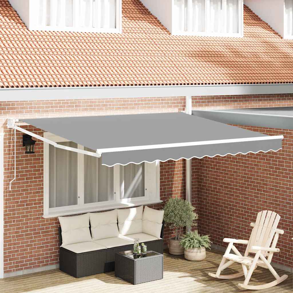 Tenda Retrattile Bianco 300 x 250 cm Alluminio
