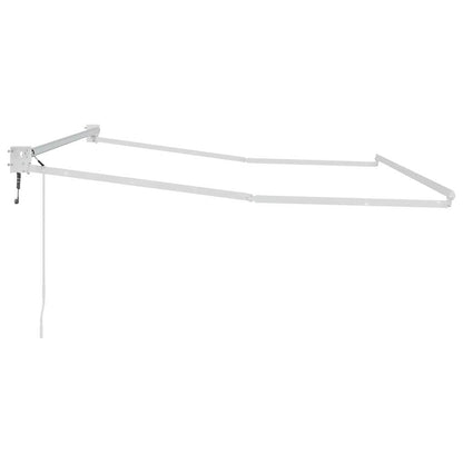Tenda Retrattile Bianco 300 x 250 cm Alluminio