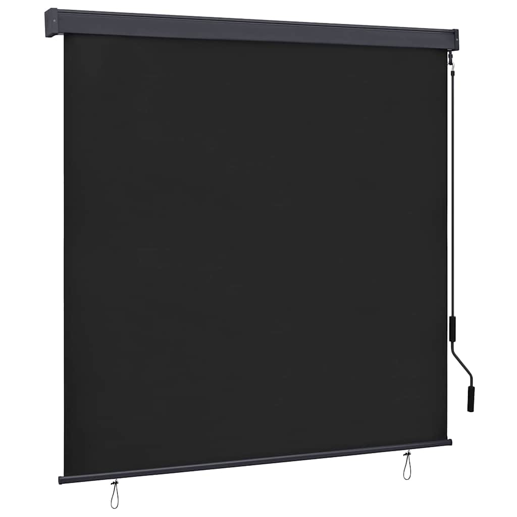 Tenda a rullo Rigato Antracite 180 x 250 cm Tessuto e Alluminio