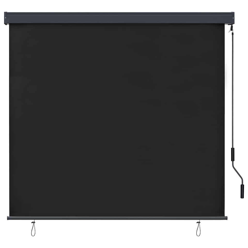 Tenda a rullo Rigato Antracite 180 x 250 cm Tessuto e Alluminio