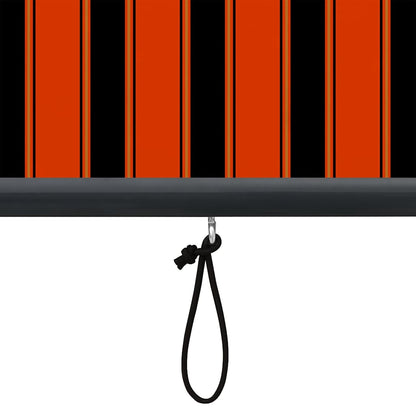 Tenda a rullo con tende Rigato Arancione e Marrone 180 x 250 cm