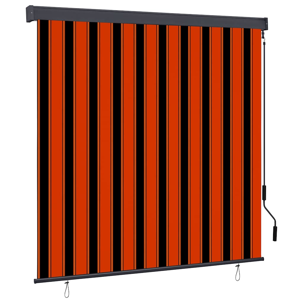Tenda a rullo con tende Rigato Arancione e Marrone 180 x 250 cm