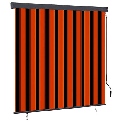 Tenda a rullo con tende Rigato Arancione e Marrone 180 x 250 cm