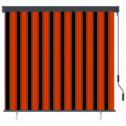 Tenda a rullo con tende Rigato Arancione e Marrone 180 x 250 cm