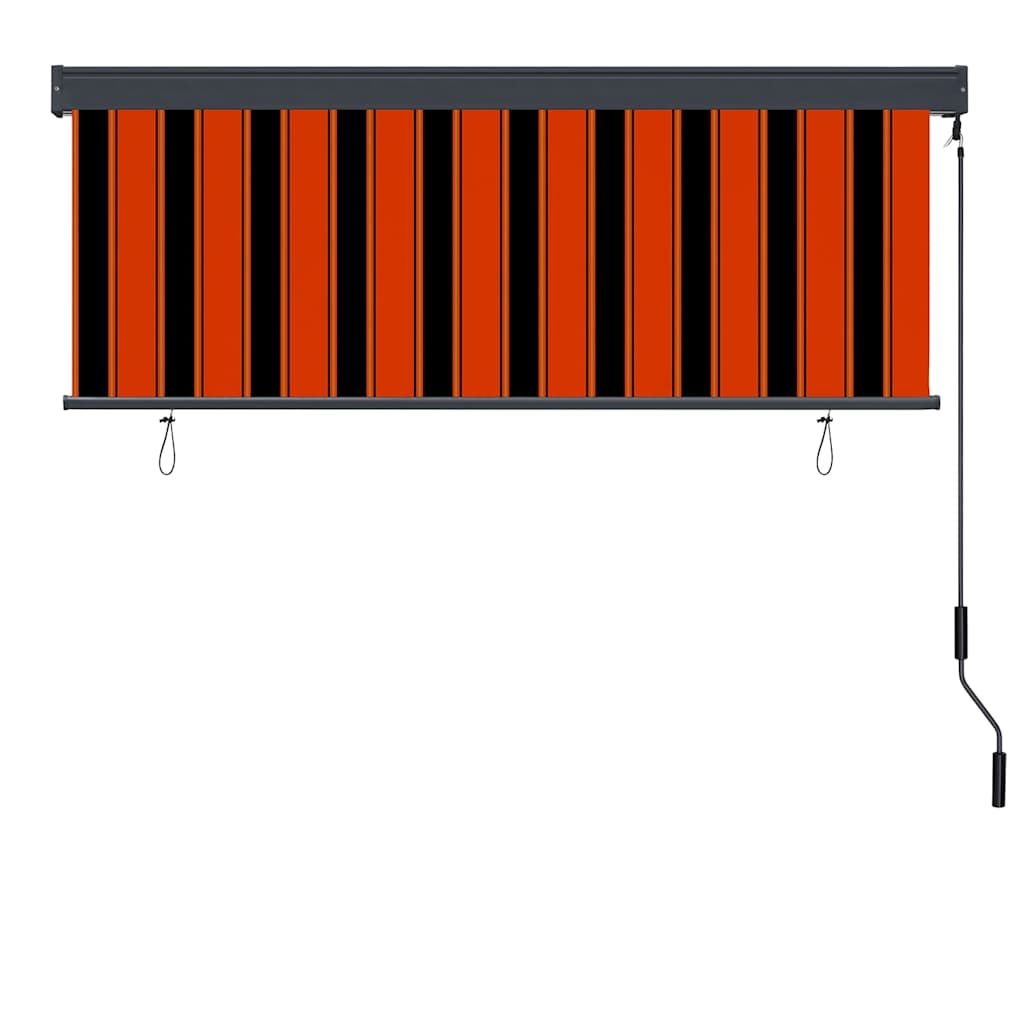 Tenda a rullo con tende Rigato Arancione e Marrone 180 x 250 cm