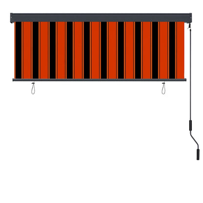 Tenda a rullo con tende Rigato Arancione e Marrone 180 x 250 cm