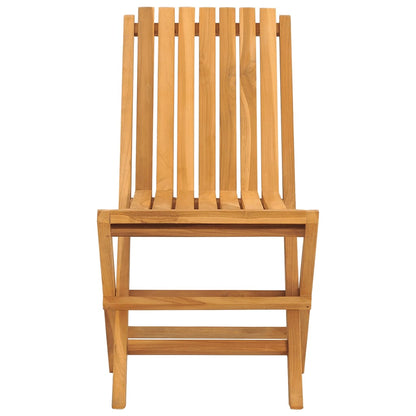 Sedie da Giardino Pieghevoli 2pz 47x47x89cm Legno Massello Teak