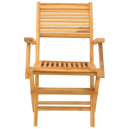Sedie da Giardino Pieghevoli 2pz 55x62x90cm Legno Massello Teak