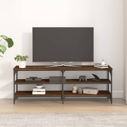 Mobile Porta TV Rovere Marrone 140x30x50 cm Legno Multistrato