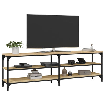 Mobile Porta TV Rovere Sonoma 160x30x50 cm in Legno Multistrato