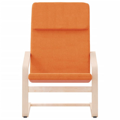 Sedia Relax Giallo Scuro in Tessuto