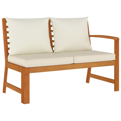 Set da Pranzo Giardino 11 pz con Cuscini Legno Massello Acacia