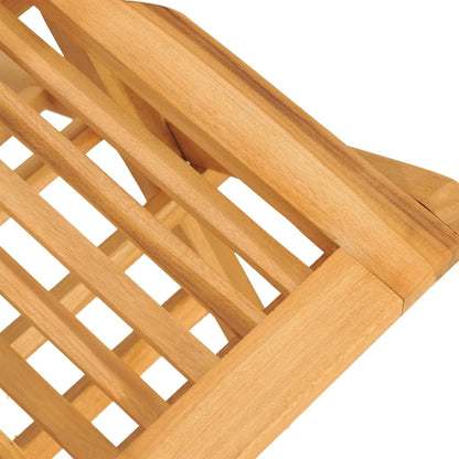 Sedie da Giardino Pieghevoli 4pz 47x62x90cm Legno Massello Teak