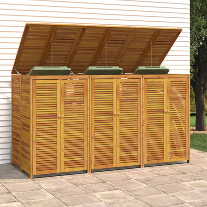 Copribidone Triplo 210x89x117 cm in Legno Massello di Acacia