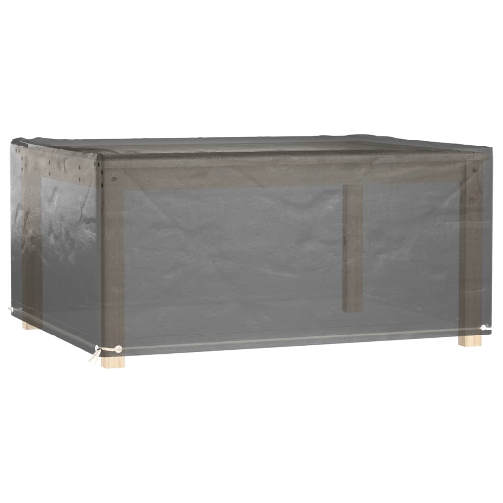 Copri Mobili Giardino 2pz 8 Occhielli 160x120x75cm Rettangolare