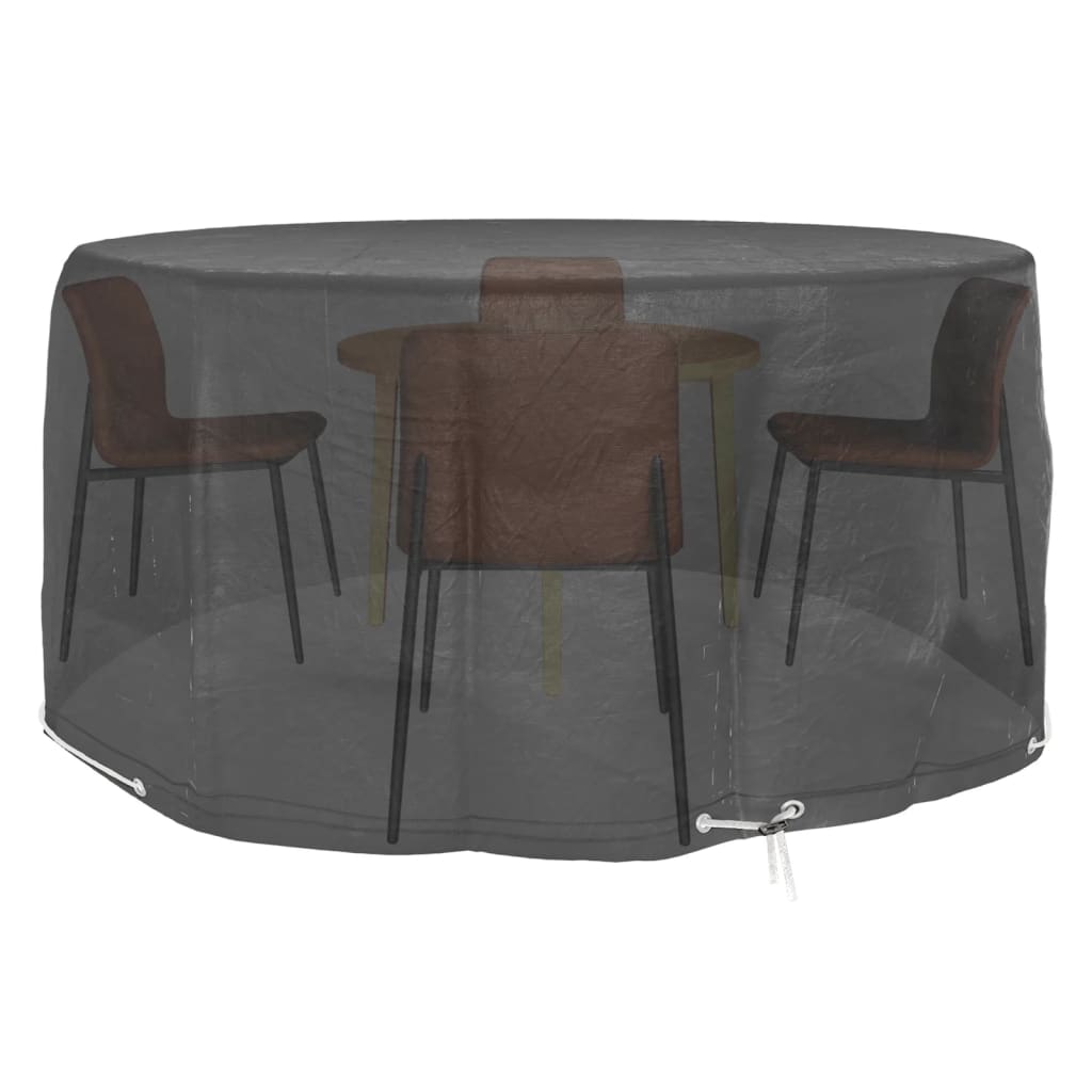 Coperture Mobili da Giardino 2pz 10 Occhielli Ã˜230x90cm Rotonde