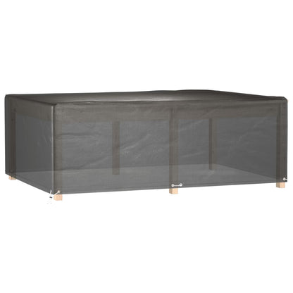Copri Mobili Giardino 2pz 12Occhielli 230x165x80cm Rettangolare