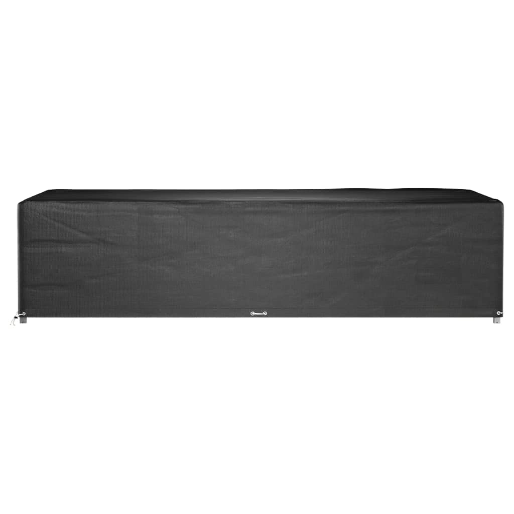 Copri Mobili Giardino 2pz 12 Occhielli 315x180x75cm Rettangolo