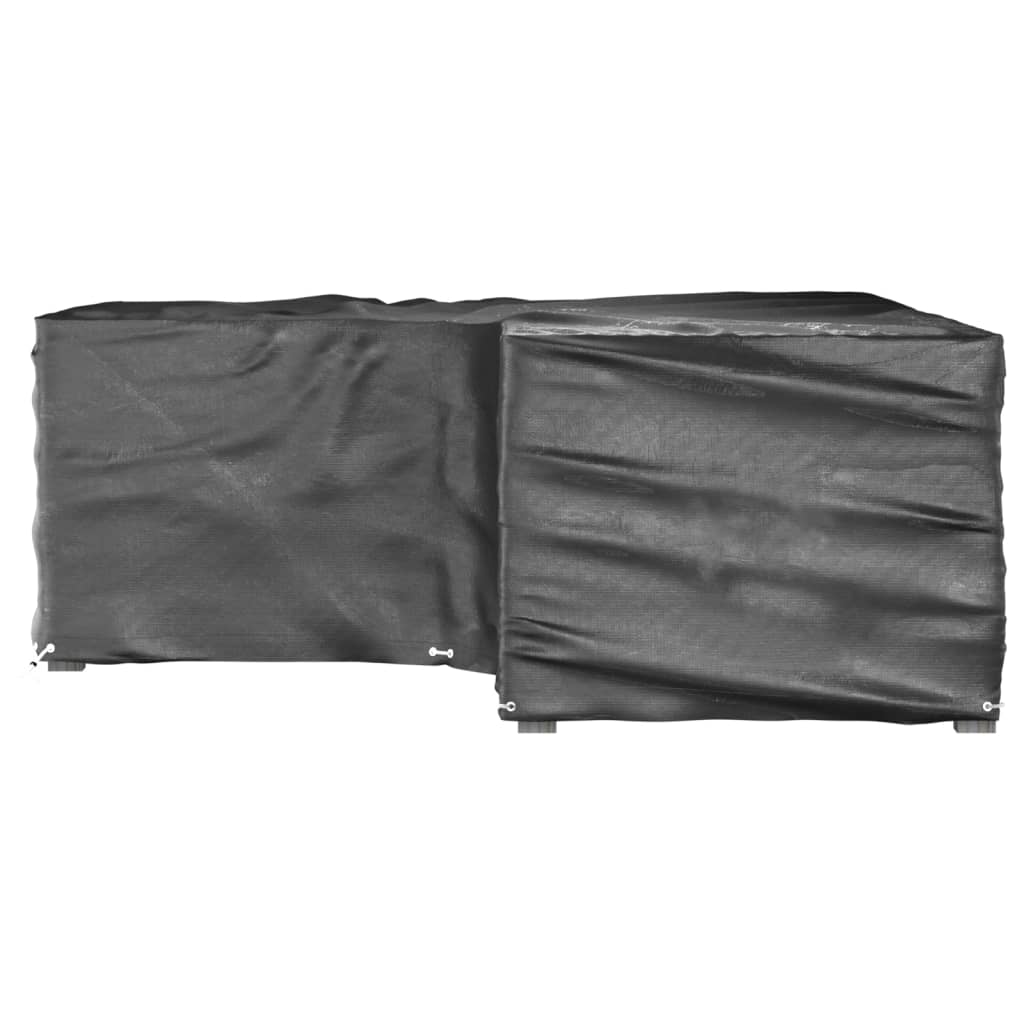 Coperture Mobili da Giardino a L 2pz 16 Occhielli 215x215x70cm
