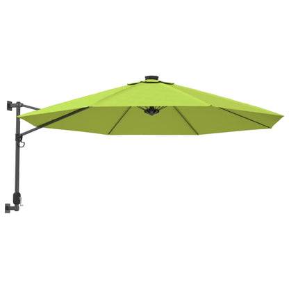Ombrellone a Parete Verde Mela 290 cm