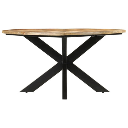 Tavolo da Pranzo ÃƒËœ150x76 cm in Legno Grezzo Massello di Mango