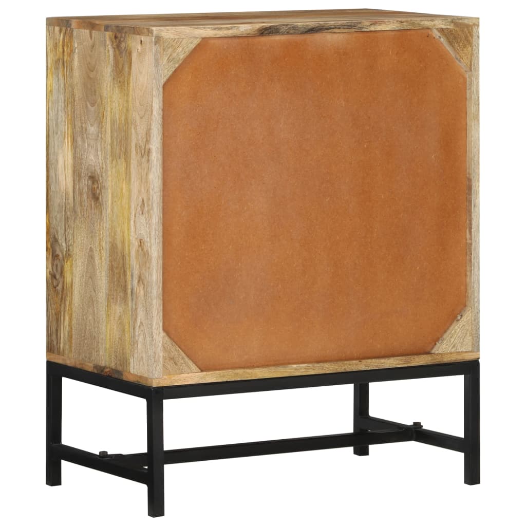 Credenza 60x35x75 cm in Legno Massello di Mango
