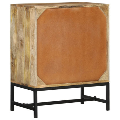 Credenza 60x35x75 cm in Legno Massello di Mango