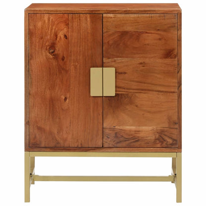 Credenza 60x35x75 cm in Legno Massello di Acacia