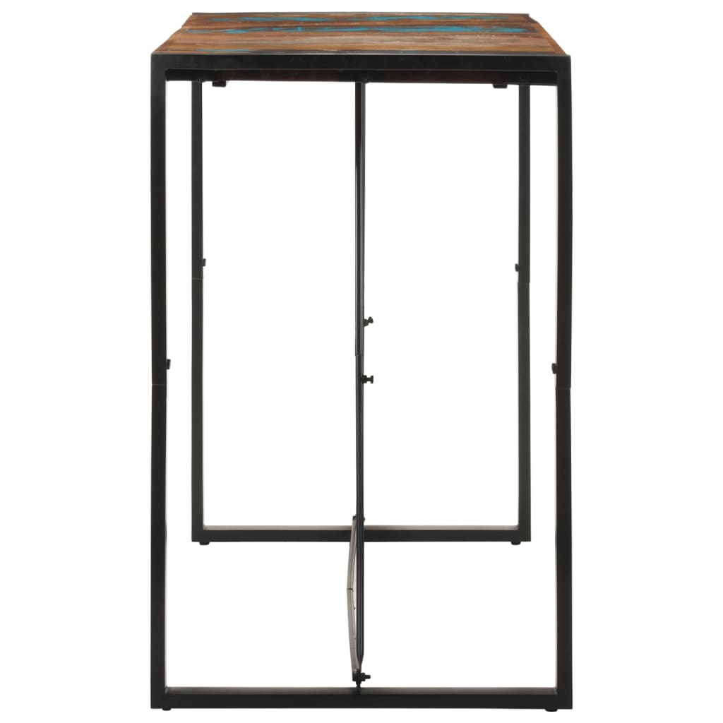 Tavolo da Bar 140x70x110 cm in Legno Massello di Recupero