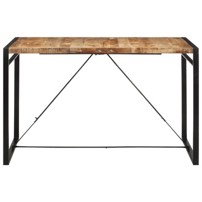 Tavolo da Bar 175x90x110 cm in Legno Grezzo Massello di Mango