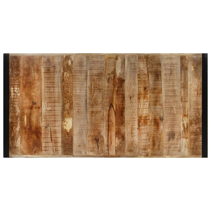 Tavolo da Bar 175x90x110 cm in Legno Grezzo Massello di Mango