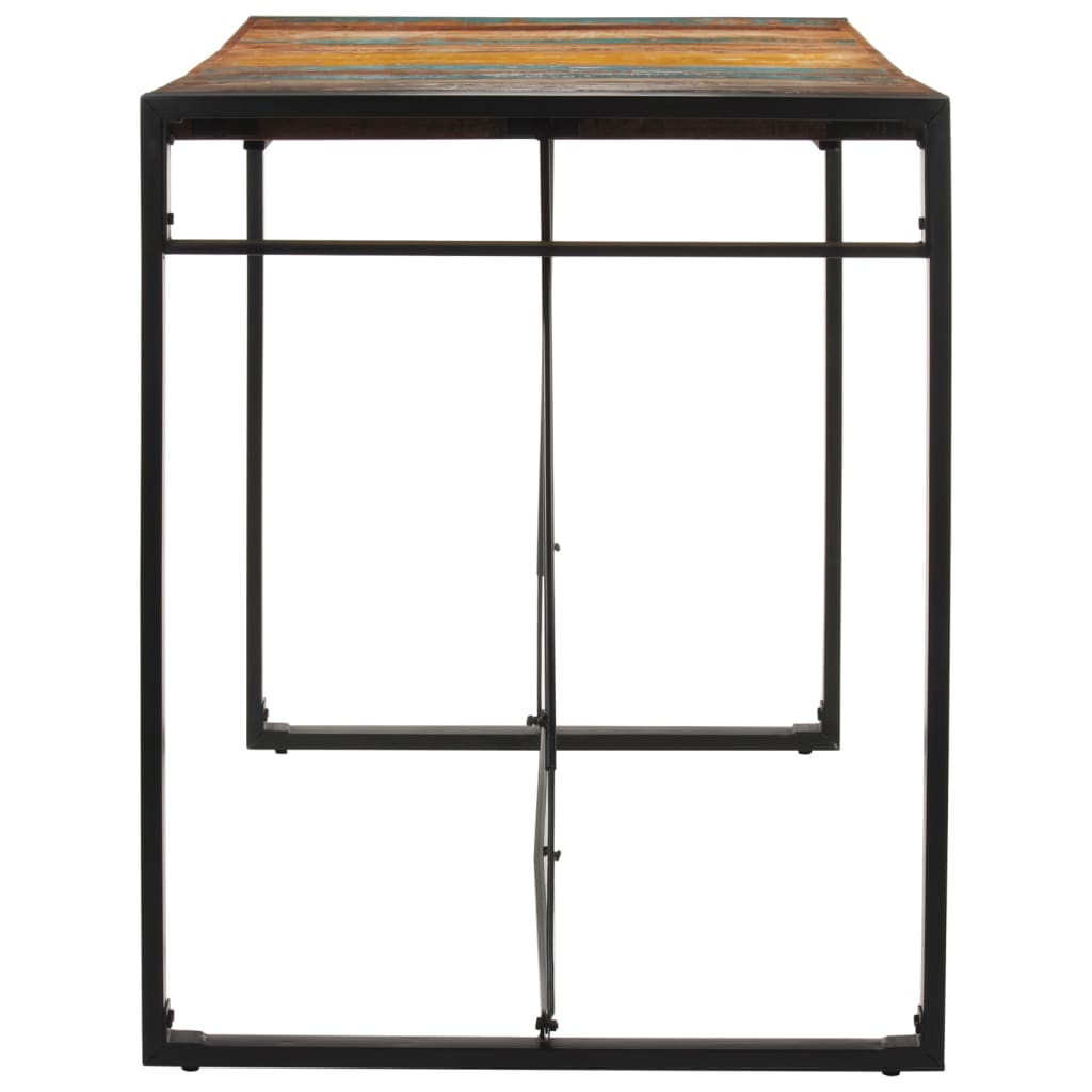 Tavolo da Bar 175x90x110 cm in Legno Massello di Recupero