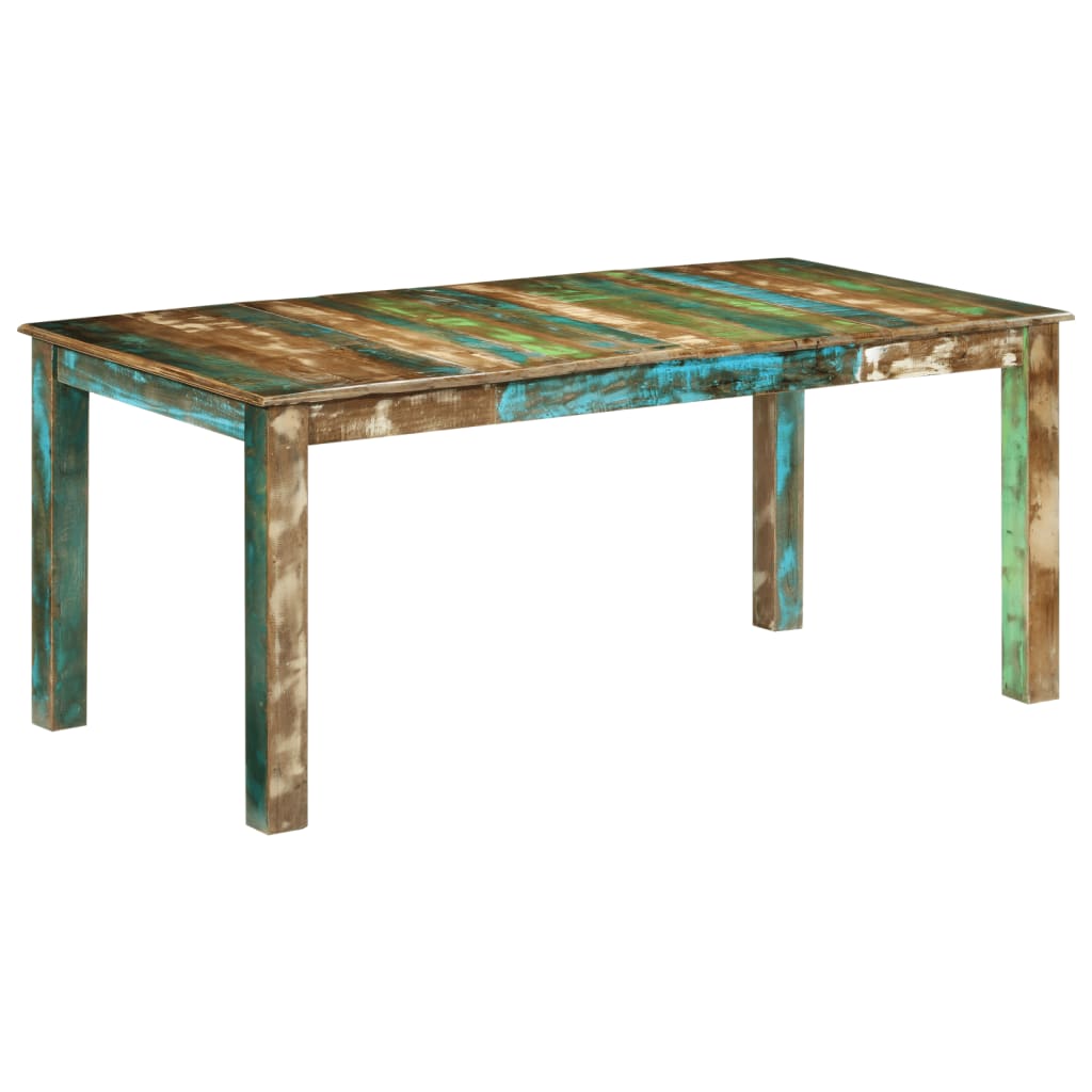 Tavolo da Pranzo 180x90x76 cm in Legno Massello di Recupero
