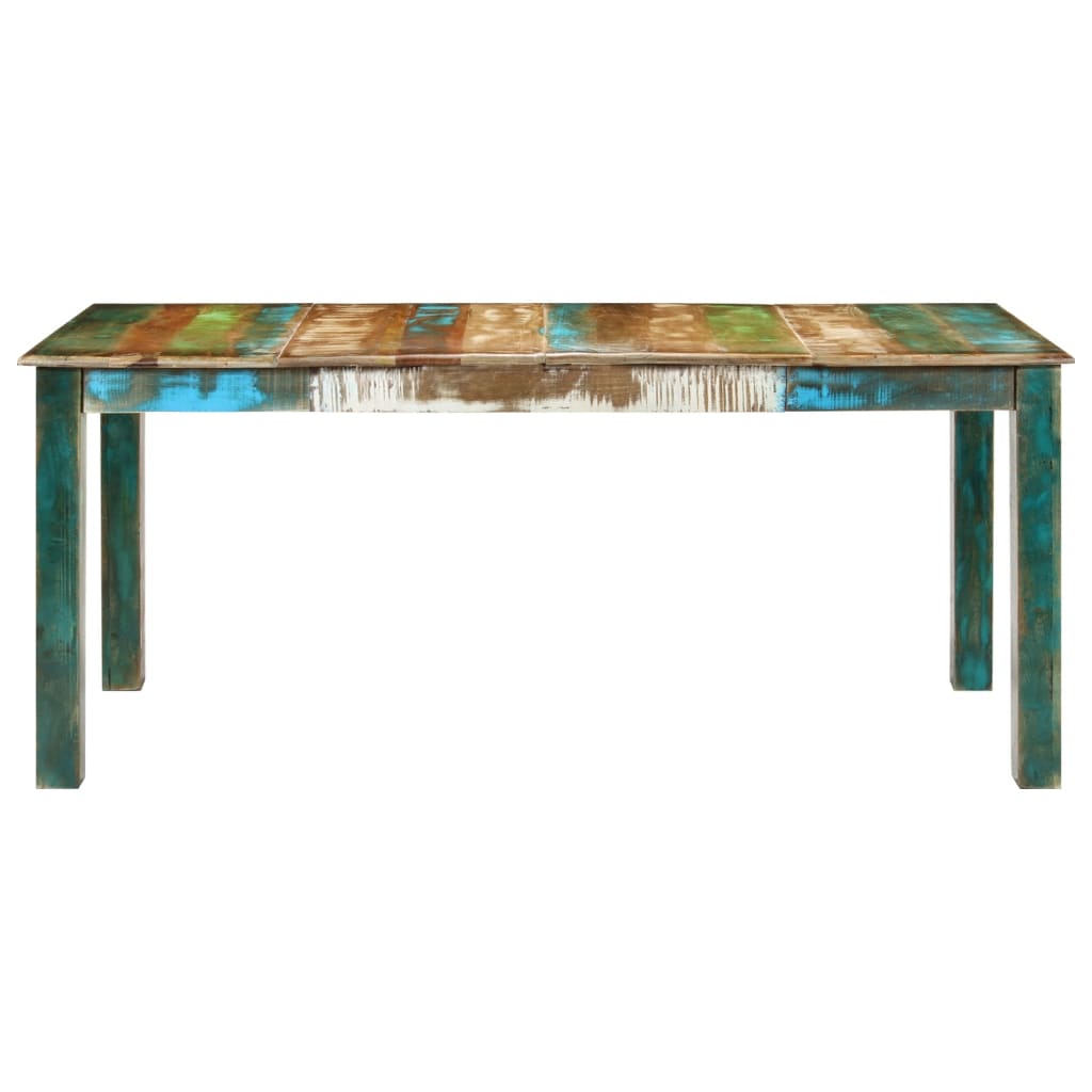 Tavolo da Pranzo 180x90x76 cm in Legno Massello di Recupero