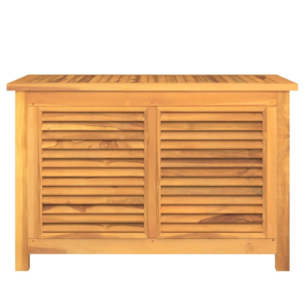 Contenitore Giardino con Borsa 90x50x58cm Legno Massello Teak