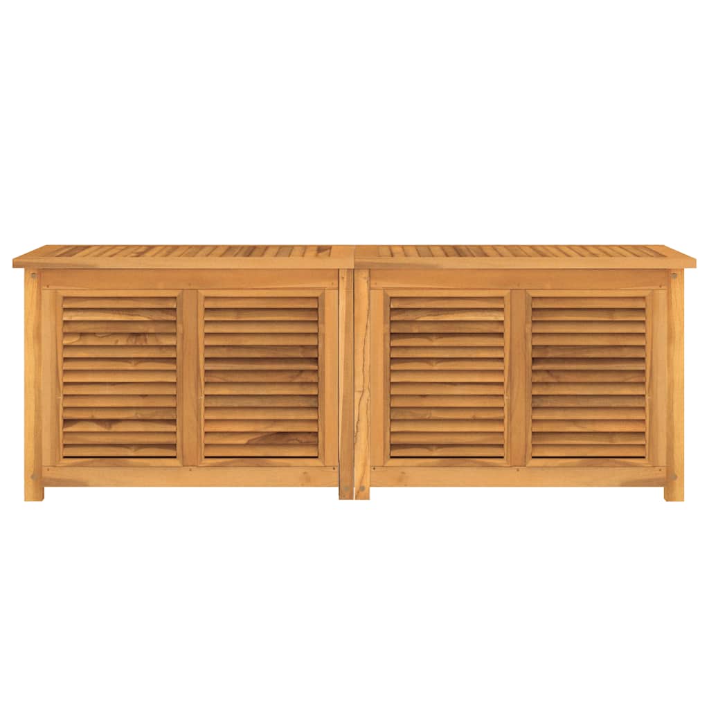 Contenitore Giardino con Borsa 150x50x55 cm Legno Massello Teak