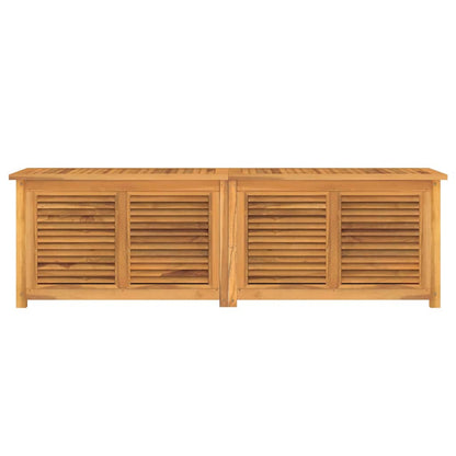 Contenitore Giardino con Borsa 175x50x55 cm Legno Massello Teak