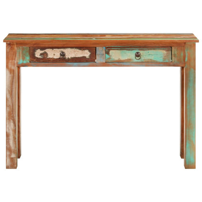 Tavolo Consolle 110x30x75 cm in Legno Massello di Recupero
