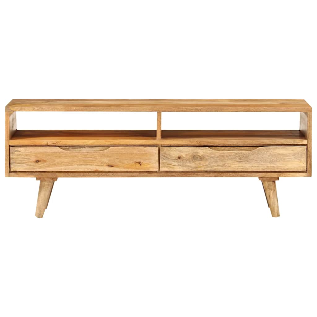 Mobile Porta TV 110x30x41 cm in Legno Massello di Mango