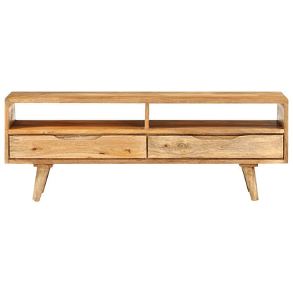 Mobile Porta TV 110x30x41 cm in Legno Massello di Mango