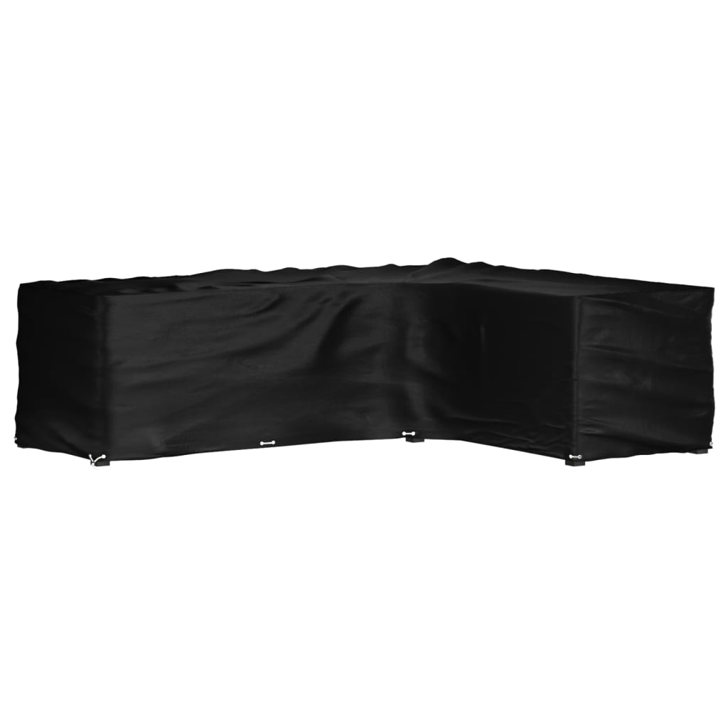 Copertura Mobili da Giardino a L 18 Occhielli 285x220x80 cm