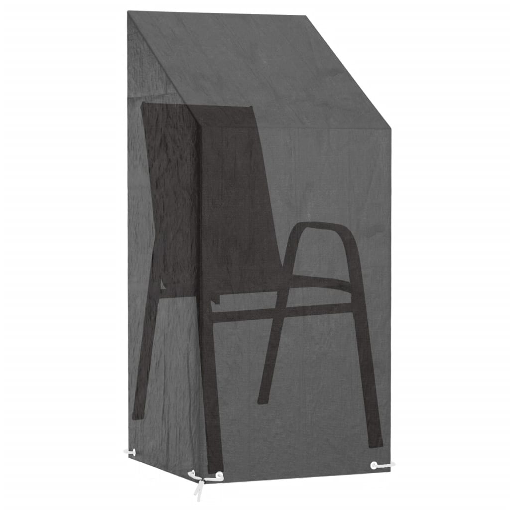 Copri Sedia da Giardino 8 Occhielli 65x65x110/150cm Polietilene