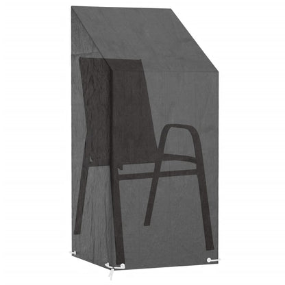 Copri Sedia da Giardino 8 Occhielli 65x65x110/150cm Polietilene