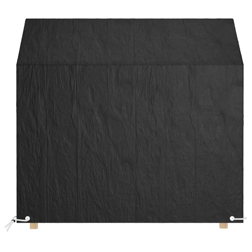 Copri Panca da Giardino 8 Occhielli 130x70x70/88 cm Polietilene