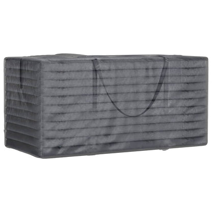 Borsa Porta Cuscini da Giardino Nera 150x75x75 cm Polietilene