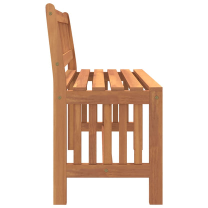 Panca da Giardino 110 cm Legno Massello di Eucalipto