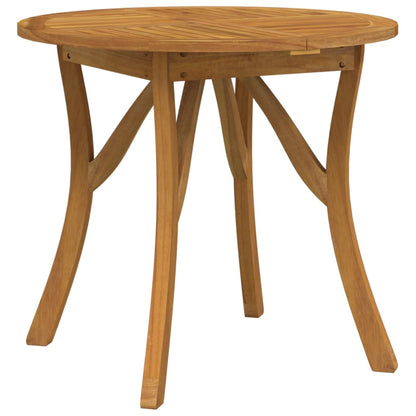 Tavolo da Giardino Ã˜ 85 cm Legno Massello di Acacia