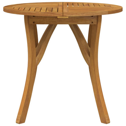 Tavolo da Giardino Ã˜ 85 cm Legno Massello di Acacia