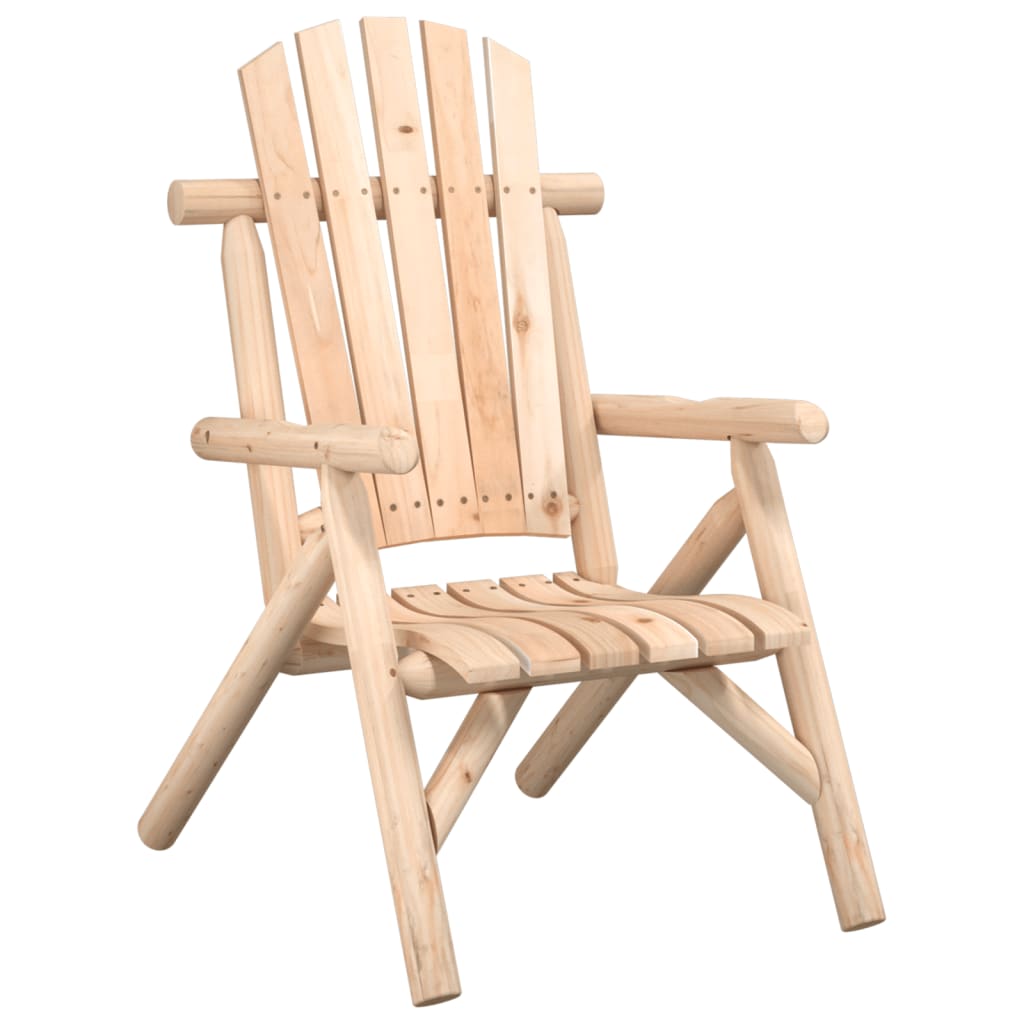 Sedia da Giardino 68x86x103 cm in Legno Massello di Abete Rosso